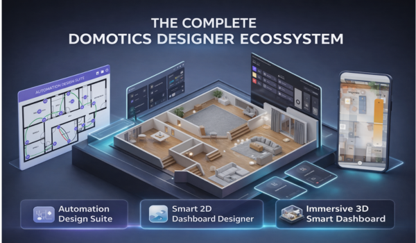 Domotics Designer 2D and 3D Automation Engineering Software