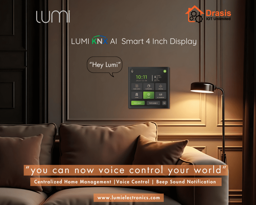LUMI KNX AI Smart 4-Inch Display