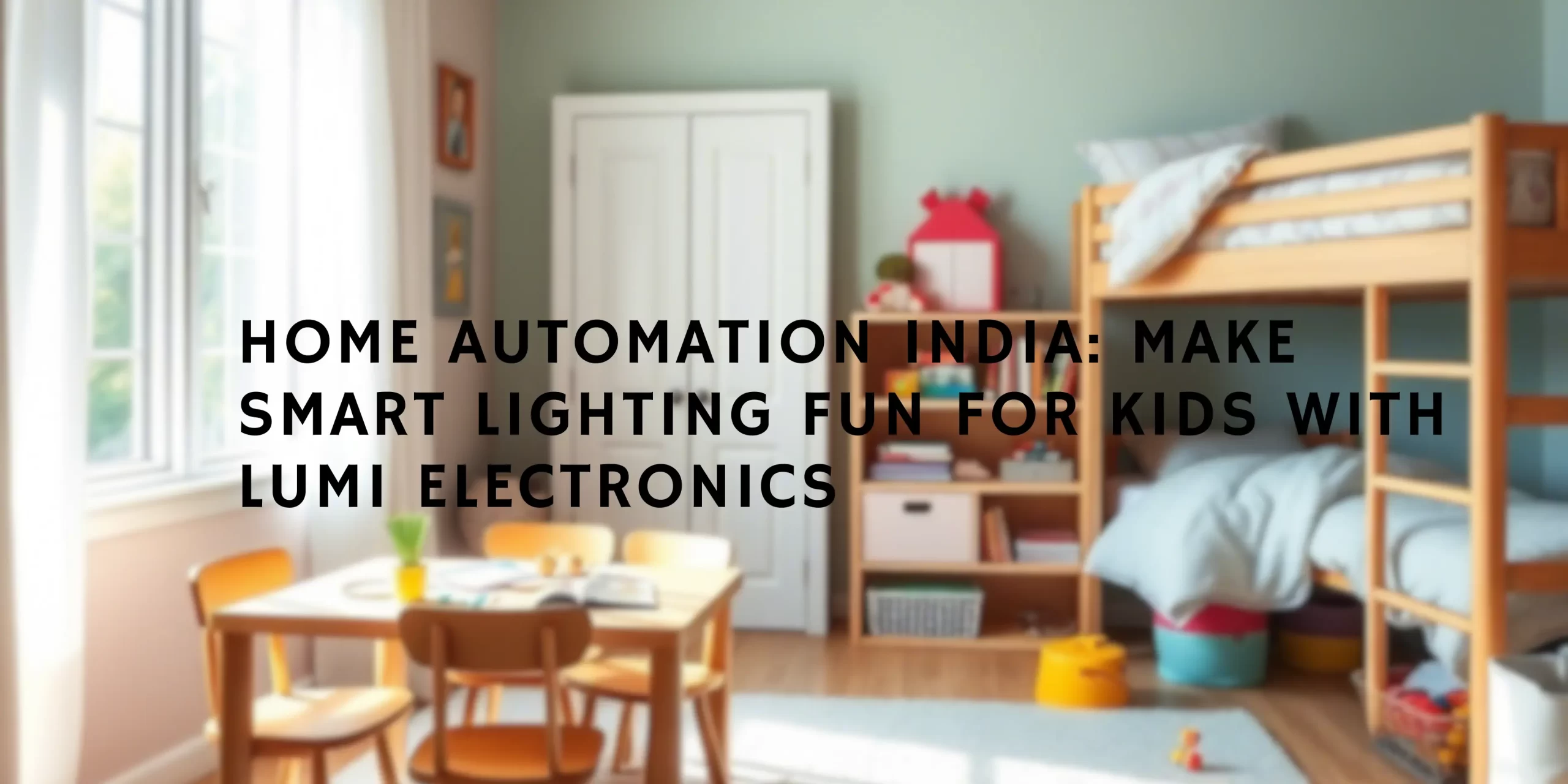 Read more about the article Home Automation India: Make Smart Lighting Fun for Kids with Lumi Electronics